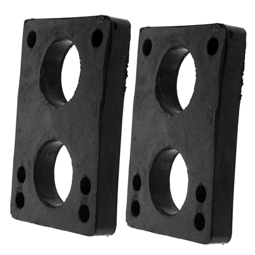 BESPORTBLE 4pcs Skateboard Riser Pad Damping Gasket for Skateboard 10mm Pu Material Shock Absorbing Pad for Land Surfing Board