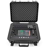 CASEMATIX Hard Travel Case Compatible with Allen & Heath CQ-18T Digital Mixer and CQ-12T With Customizable Foam Interior & Protective Padded Carrying Case For Mixers