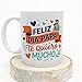 Imagen de MUGFFINS taza papa con frase Feliz día papá Te quiero mucho en Español 330 Ml