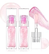 Magic colour changing lip oil moisturising large brush colour changing lip gloss transp...