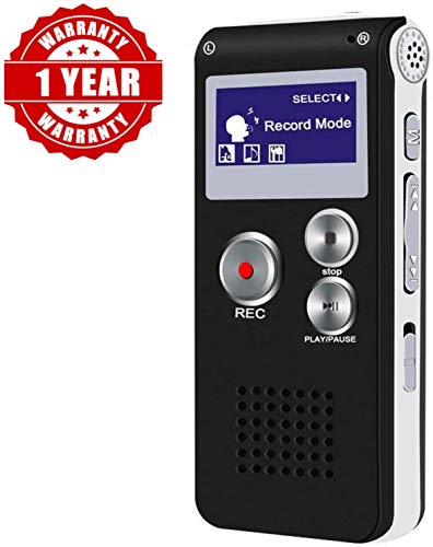 Digital Voice Recorder Meeting 8G - Easy to Use, Clear Recording with Playback