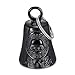 Produktbild BOBIJOO Jewelry - Glück Glocke Motorrad Fahrt zu Leben Schädel Schutz Biker Triker schwarz Titan Edelstahl 316L