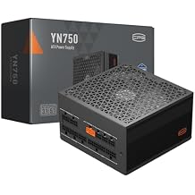 PCCOOLER PSU CPS YN750 Power Supply, 80 Plus Gold Certified Fully Modular PCIe 5.1 & ATX 3.1, Wide Compatibility, 135mm FDB Fan, Full Japan Electrolytic Capacitors - 750W