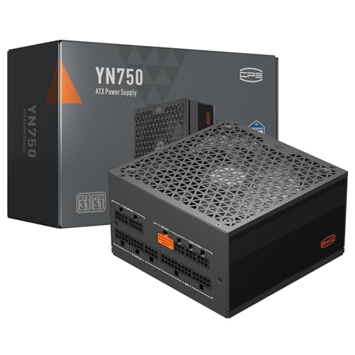 PCCOOLER CPS YN750 Power Supply, 750W 80 Plus Gold Certified Fully Modular PCIe 5.1 & ATX 3.1 Gaming PSU, Wide Compatibility, 135mm FDB Fan, Full Japan Electrolytic Capacitors - 10 Year Warranty