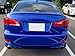 iJDMTOY Red Lens 33-SMD LED Bumper Reflector Lights Compatible With 06-13 Lexus IS250 IS350, Function as Tail & Brake Lamps