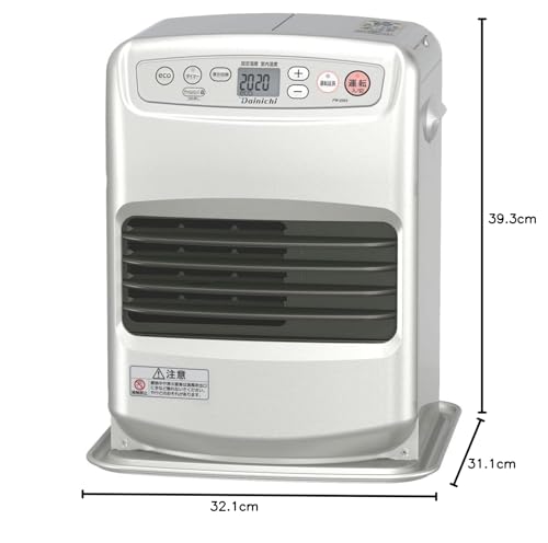 ダイニチ(Dainichi) 石油ファンヒーター Sタイプ ライトシルバー FW-25S3-S の商品画像 1