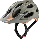 ALPINA Unisex - Erwachsene, CARAPAX 2.0 Fahrradhelm, moon-grey-peach matt, 52-57 cm