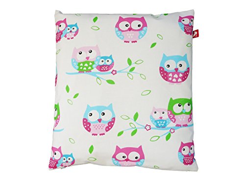 Linden 56138 - Federa per cuscino, motivo gufi