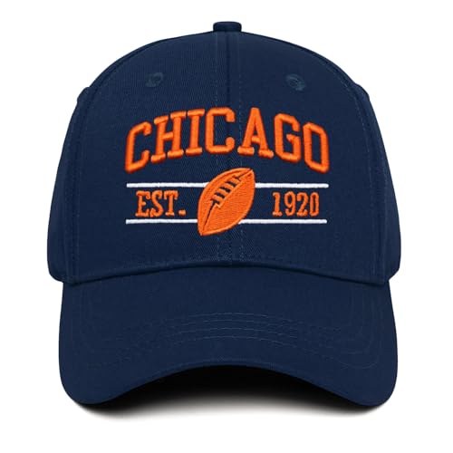 Sports Fan Trucker Hat for Men Women Apparel Gifts Costume Embroidered Baseball Cap Merch Stuff Navy Blue