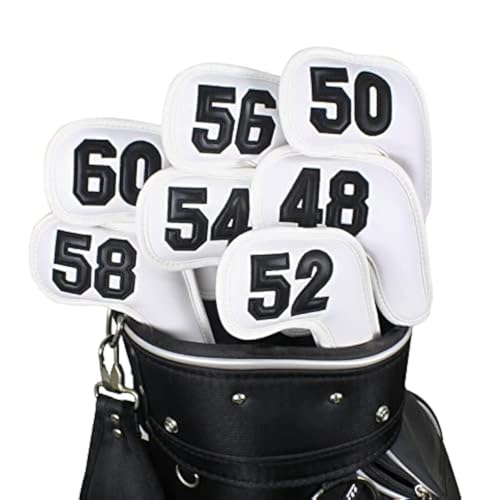 Housses de protection en cuir haut de gamme Scott Edward pour têtes de clubs de golf 48-60°