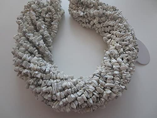 Pierre howlite en perles vrac LKBEADS 3-4 mm pour collier et bracelet