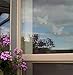 WindowAlert Butterfly Anti-Collision Decal - UV-Reflective Window Decal to Protect Wild Birds from Glass Collisions - Made in The USA