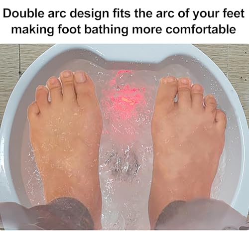 Spa de pies con masaje y luz ambiental colorida miniatura 7