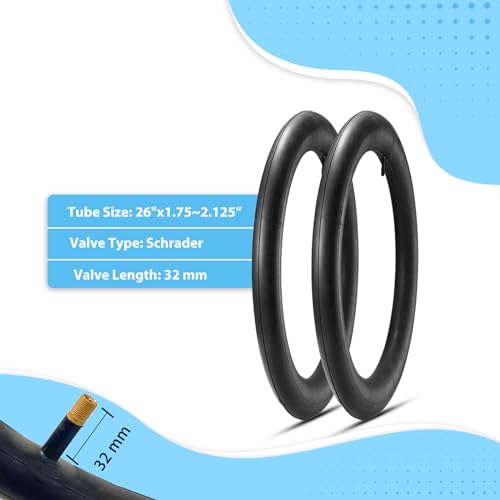 MOHEGIA 24/26 Inch Cruiser Bike Tires Set: 24×2.125/26×2.125