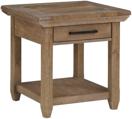 Steve Silver Co Riverdale Mesa auxiliar, marrón