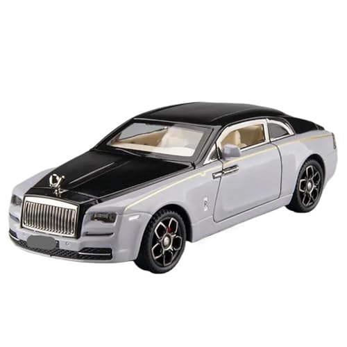 Modelo de Coche Rolls-Royce a Escala 1:32, de Metal Fundido a presión, con Sonido y luz, Puertas Que se abren, colección de Modelos de Coches de Lujo.(White)