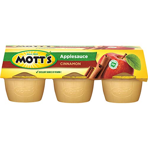 Mott's Cinnamon Applesauce, 4 Oz Cups, 6 Count #TOP7