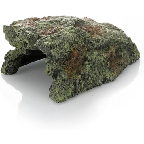 カメ 隠れ家 爬虫類 バスキング 両生類 シェルター Tasydi クライミングプラットフォーム 樹脂製装飾水槽の風景 水槽 デコレーション プラットフォーム (D)