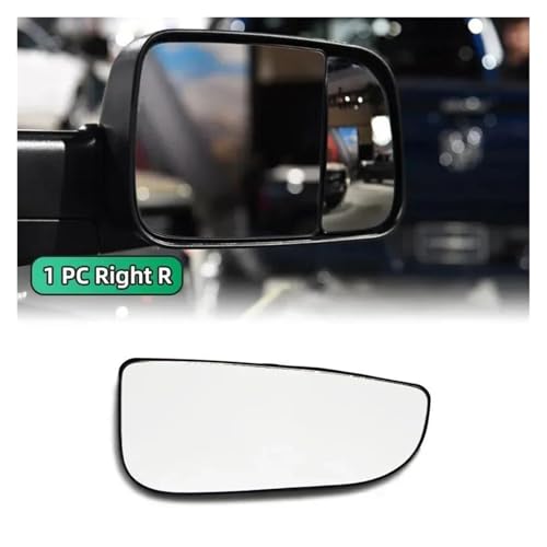 Rétroviseur Cassé Solution avec ce Verre de Remplacement pour Dodge Ram 2010-2020