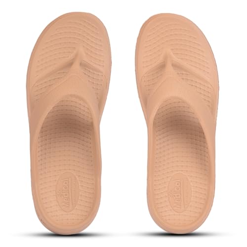 Image of Wavvy Lightweight EVA Non-Slip Slippers, Thick Sole Comfort Slides for Women, Soft Multipurpose Slippers