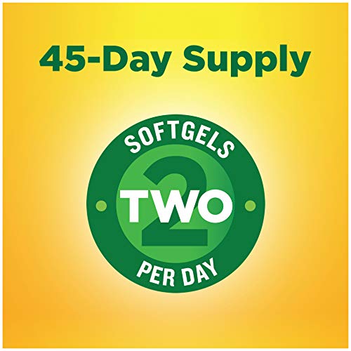 Nature Made Fish Oil Omega 3 1200 Mg With Vitamin D3 2000 Iu, 90 Softgels, Omega 3 Supplement For Heart, Bone, Teeth, Muscle, And Immune Health (Pack Of 3) #TOP3