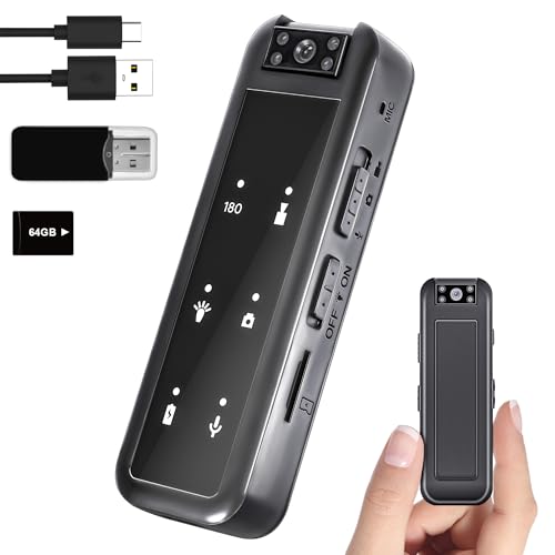 Amyway 64GB Mini Body Camera
