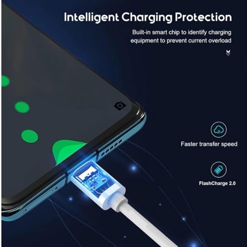 Image of Original 120W Type C to C Fast Charging Cable Compatible With Vivo V30 /V29 /V28 /V27 /V25 /V23E /V23 Pro /V21 5G /Iqoo Neo 9 Pro /12 /Neo 7 Pro /Z7 /Z7S /Z6 Lite /11 /Z6 44W /T2 /Iqoo 9, 1M White