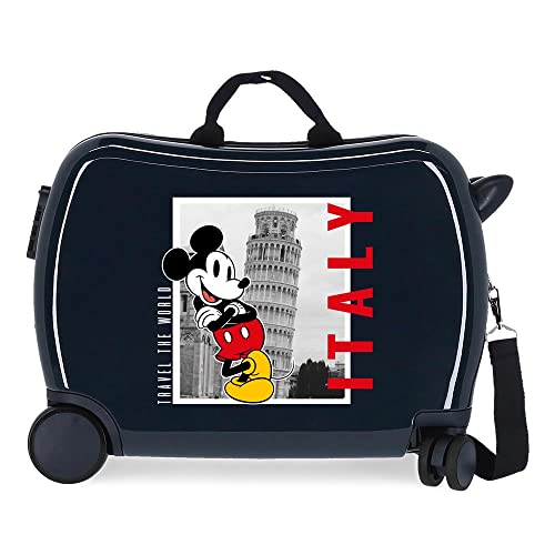 Disney Boys' Children's Suitcase, Italy Blue, Talla única
