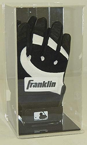 Single Baseball Batting Glove Display Case - Wall Mountable