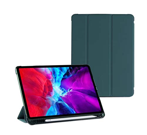 Image of Arbuda flip Cover for Xiaomi Pad 6 (11 inch) Faux Leather Smart flip case Cover Tri Fold Pen Holder with (Auto Sleep /Wake) -Green