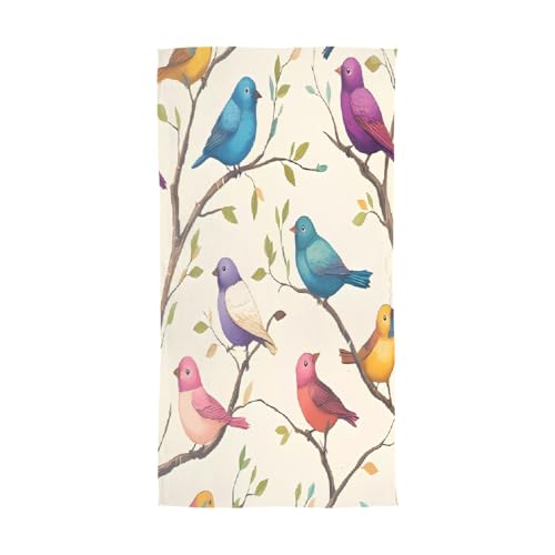 Little Birds Scarves for Women Lightweight Bird On Branches Silk Scarf Long Fashion Soft Neck Scarves Sheer Shawl Wrap Muffler Neckerchief 180x90 CM2