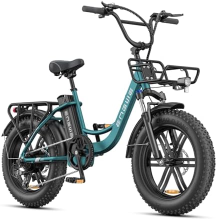 ENGWE Electric Bike for Adults, 20 x 4.0 Fat Tire Step-Through E-Bike for Women – Battery 48V 13A – 7-Speeds – Dual Shock Absorber – for commuting and hiking L20/L20 Boost