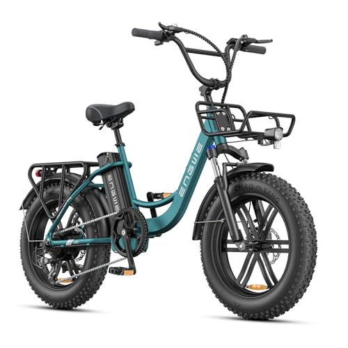 ENGWE E Bike Herren mit 48V 13Ah Batterie, 20 * 4.0 Zoll, 7-Gang Getriebe mit LCD-Display, 250W Motor & 25km/h, Reichweite bis zu 120km L20/L20 Boost