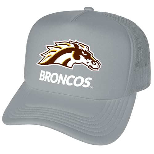 Western Michigan University Primary Snapback Trucker Hat - Unisex, Grey
