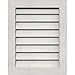 EKENA GVWVE24X2402RDPWR Vertical Gable Vent, 24"W x 24"H (29"W x 29"H Frame Size), Primed