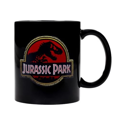SD TOYS Taza ceramica logo jurassic park