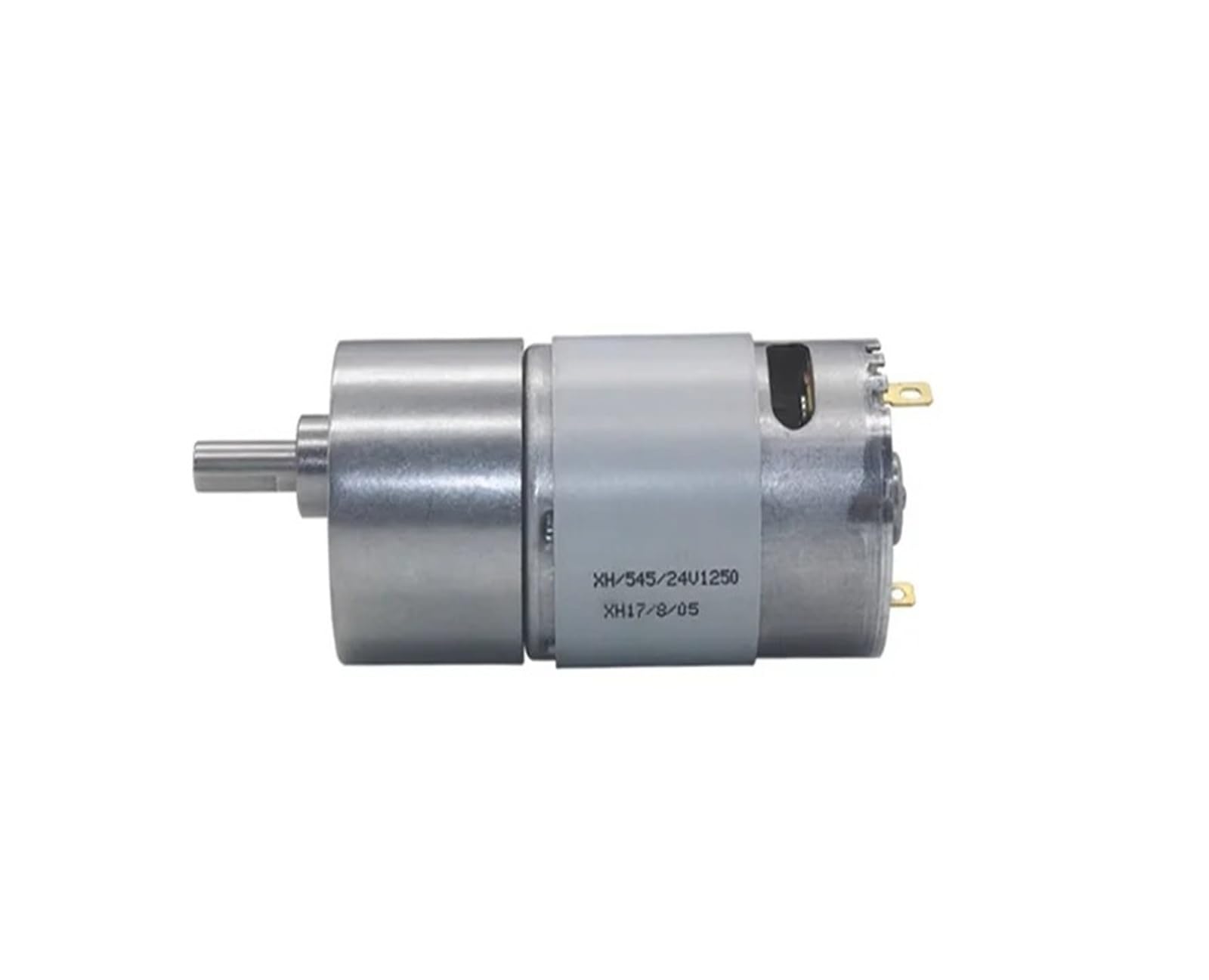JGB37-545 Moteur à engrenage CC 12 V 24 V, moteur électrique miniature à faible vitesse et couple élevé avec encodeur Hall pour robot domestique intelligent, courroie convoyante (sans support, 24 V