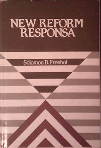 New Reform Responsa (Alumni Series of the Hebre... 0878201106 Book Cover