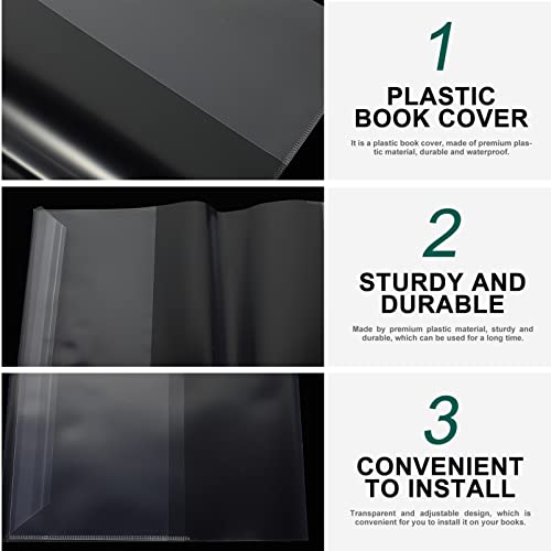 NUOBESTY 50Pcs Clear Book Capas
