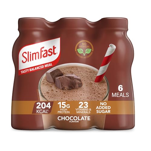 SlimFast Chocolate Meal Replacement Shake 6 x 325 ml
