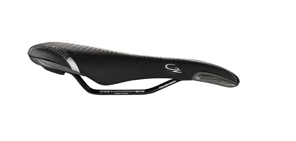 Selle De Vélo Selle Italia C2, Cuir Noir, Fabrication Artisanale, Bon état