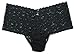 hanky panky, Lace Retro Thong, Black, One Size (0-12)