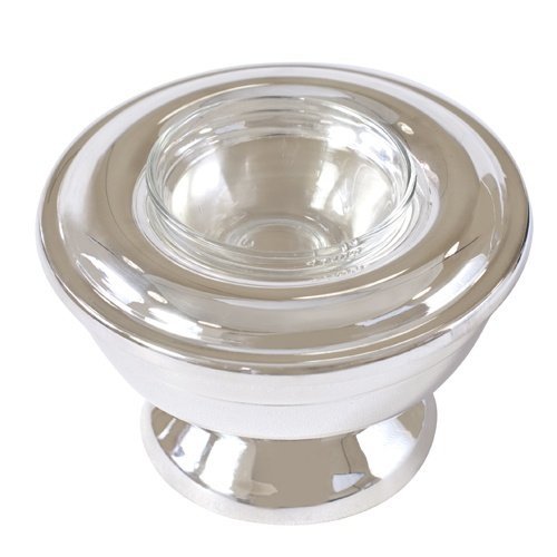 Sterling Silver Plated Caviar Server - 1 serving plate