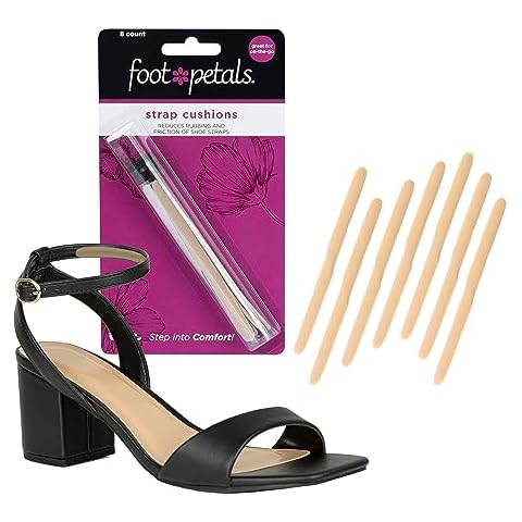 Foot Petals Womens Strap Ball-of-foot-cushions, Khaki, One Size (Pack of 8) Cover
