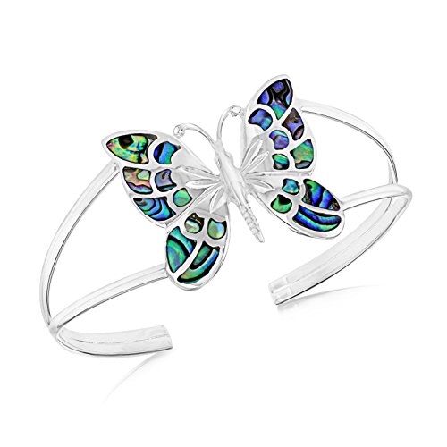 Preisvergleich Produktbild Tuscany Silver Armreif Sterling Silber Pavéfassung Muschel Schmetterling