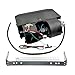 Universal Underdash Compact A/C 12V Evaporator Cooler for Car or Truck - 4 Port