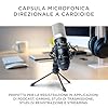 Marantz Professional MPM-1000 - Microfono da Studio a Condensatore XLR con Supporto da Tavolo e Cavo per Podcast, Streaming, Canto, Telelavoro e Giochi