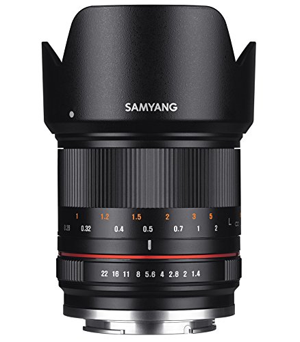 Image of Samyang 21 mm F1.4 ED AS UMC CS Wide Angle Lens for Mirrorless Camera, Canon M (Black)
