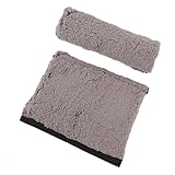 Almofada do Apoio de Braço Cadeira, Capa de Apoio de Braço Cadeira Confortável 2 Peças para Cadeiras de Escritório (Cinza)