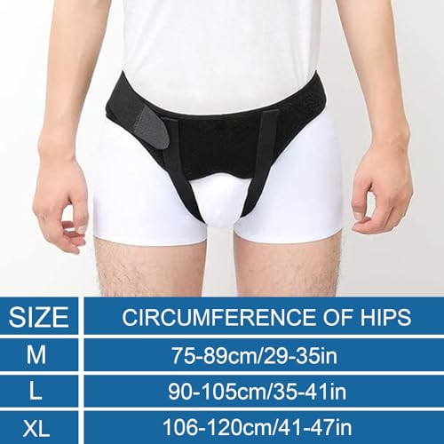Faja inguinal para hernia para hombres M miniatura 2